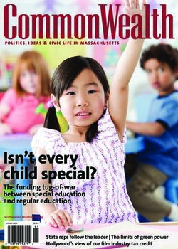 Isn't every child special? - The funding tug-of-war between special education and regular education - CommonWealth Magazine