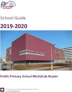 2019-2020 School Guide - Public Primary School Michiel de Ruyter