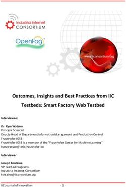 Outcomes, Insights and Best Practices from IIC Testbeds: Smart Factory Web Testbed - Industrial Internet Consortium