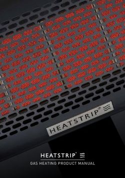 GAS HEATING PRODUCT MANUAL