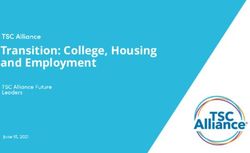 Transition: College, Housing and Employment - TSC Alliance