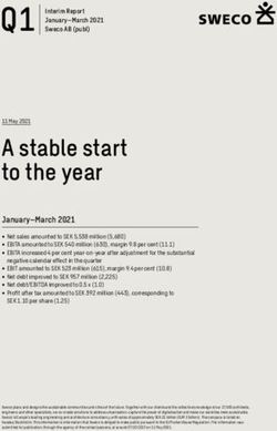 A stable start to the year - January-March 2021 - Sweco