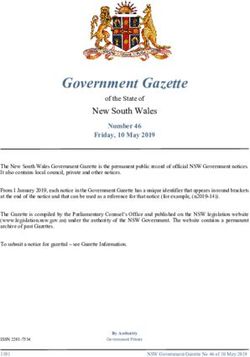 Government Gazette - NSW Legislation