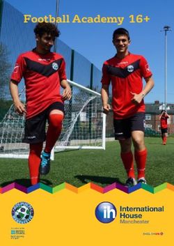 Football Academy 16+ - Indirizzo Inghilterra