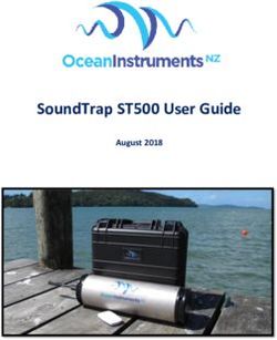 SOUNDTRAP ST500 USER GUIDE - AUGUST 2018 - OCEAN INSTRUMENTS