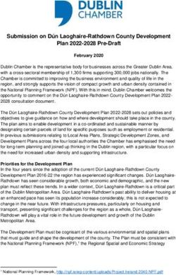 Submission on Dún Laoghaire-Rathdown County Development Plan 2022-2028 Pre-Draft