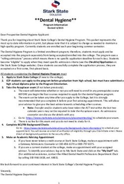 Dental Hygiene** - Stark State College