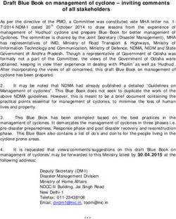 Draft Blue Book on management of cyclone - inviting comments of all stakeholders