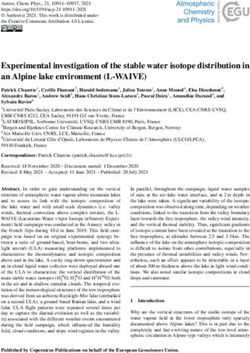 Experimental investigation of the stable water isotope distribution in an Alpine lake environment (L-WAIVE) - Recent