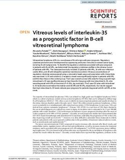 Vitreous levels of interleukin 35 as a prognostic factor in B cell vitreoretinal lymphoma - Nature