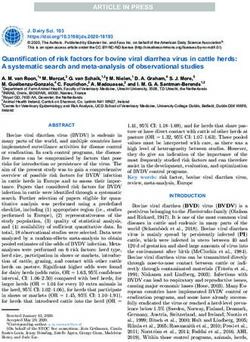 Quantification of risk factors for bovine viral diarrhea virus in cattle herds: A systematic search and meta-analysis of observational studies ...