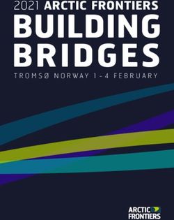 BUILDING BRIDGES 2021 ARCTIC FRONTIERS - TROMSØ NORWAY 1-4 FEBRUARY