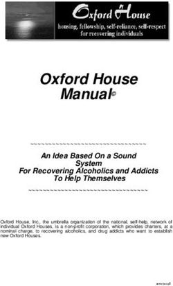 Oxford House Manual An Idea Based On a Sound System For Recovering Alcoholics and Addicts To Help Themselves