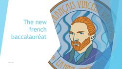 The new french baccalaur&eacute;at