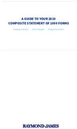 A GUIDE TO YOUR 2019 COMPOSITE STATEMENT OF 1099 FORMS