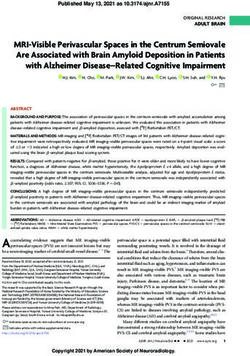 MRI-Visible Perivascular Spaces in the Centrum Semiovale Are Associated with Brain Amyloid Deposition in Patients with Alzheimer Disease-Related ...