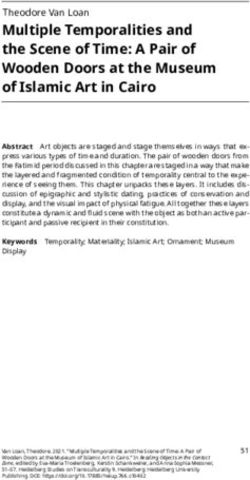 Multiple Temporalities and the Scene of Time: A Pair of Wooden Doors at the Museum of Islamic Art in Cairo