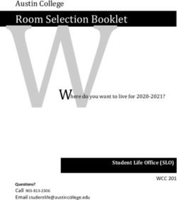 W - Room Selection Booklet Austin College