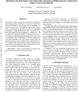 REFINING THE BOUNDING VOLUMES FOR LOSSLESS COMPRESSION OF VOXELIZED POINT CLOUDS GEOMETRY