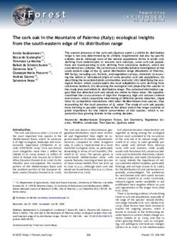 The cork oak in the Mountains of Palermo (Italy): ecological insights from the south-eastern edge of its distribution range - Sisef