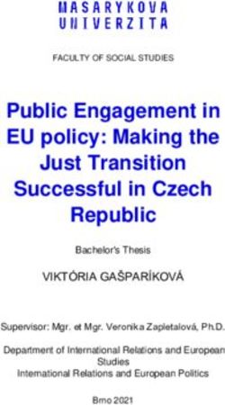 Public Engagement in EU policy: Making the Just Transition Successful in Czech Republic