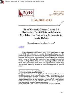 Knut Wicksell, Gustav Cassel, Eli Heckscher, Bertil Ohlin and Gunnar Myrdal on the Role of the Economist in Public Debate