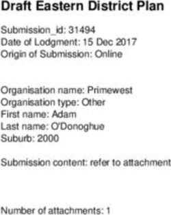 Draft Eastern District Plan - AWS