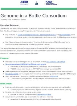 Genome in a Bottle Consortium