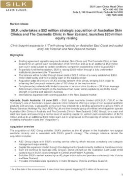 SILK undertakes a $52 million strategic acquisition of Australian Skin Clinics and The Cosmetic Clinic in New Zealand, launches $20 million