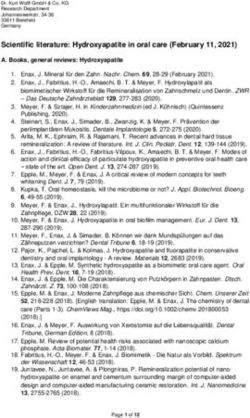 Scientific literature: Hydroxyapatite in oral care (February 11, 2021) - KAREX International