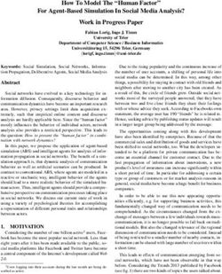 How To Model The "Human Factor" For Agent-Based Simulation In Social Media Analysis? Work in Progress Paper