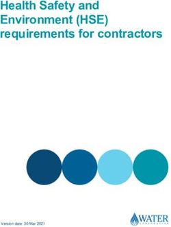 Health Safety and Environment (HSE) requirements for contractors - Water Corporation
