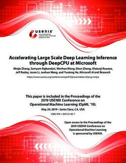 Accelerating Large Scale Deep Learning Inference through DeepCPU at Microsoft - Usenix