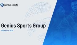 Genius Sports Group October 27, 2020