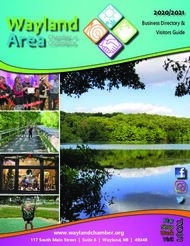 2020/2021 Business Directory & Visitors Guide - www.waylandchamber.org - ...