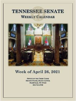 Week of April 26, 2021 - Tennessee General Assembly