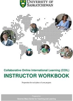 INSTRUCTOR WORKBOOK Collaborative Online International Learning (COIL) - Teaching and Learning